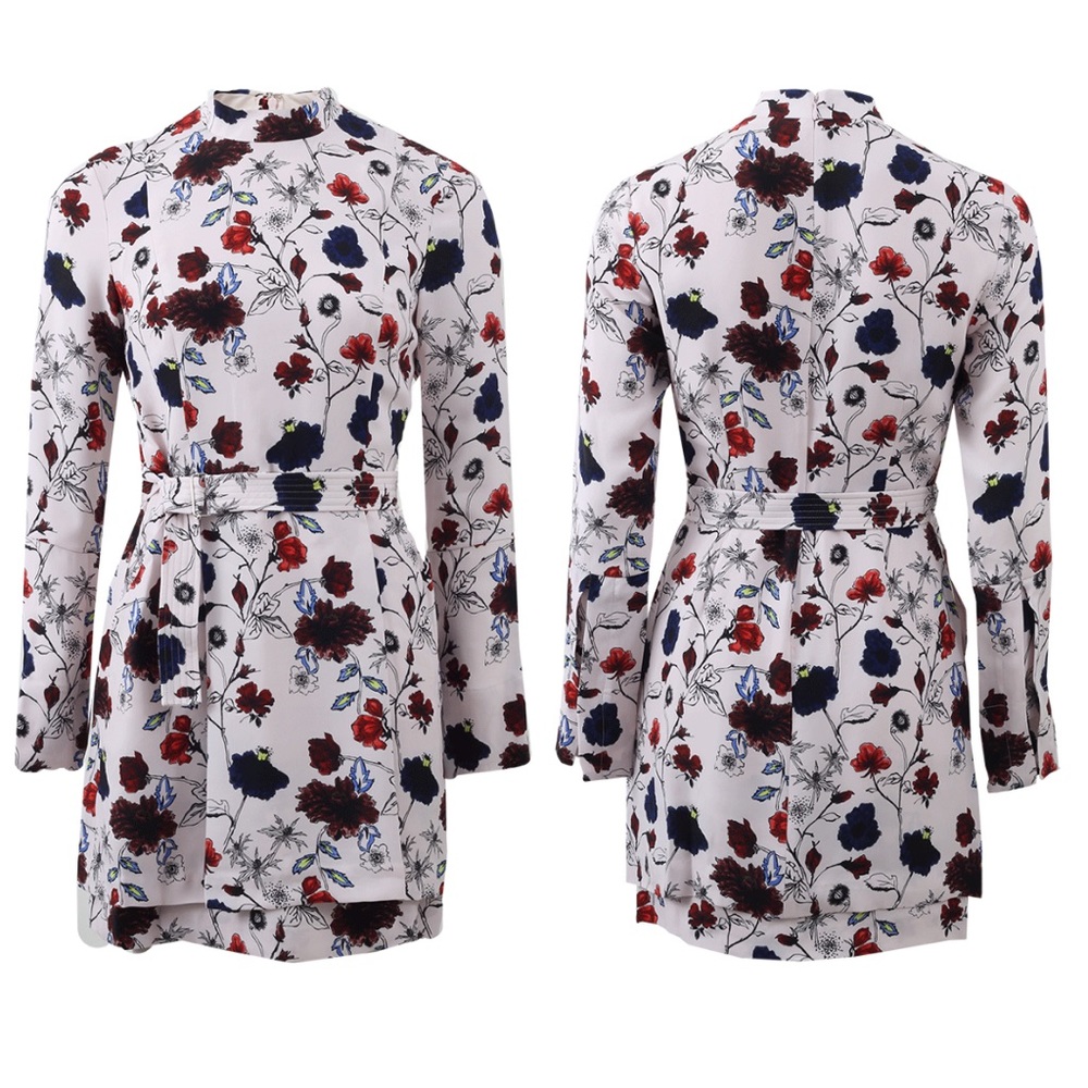 A.L.C Charles Belted Silk Dress